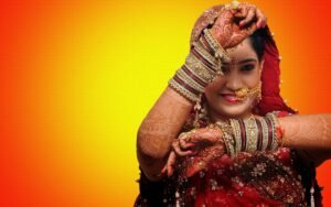 Bridal-wedding-make-up-of-Indian-girl
