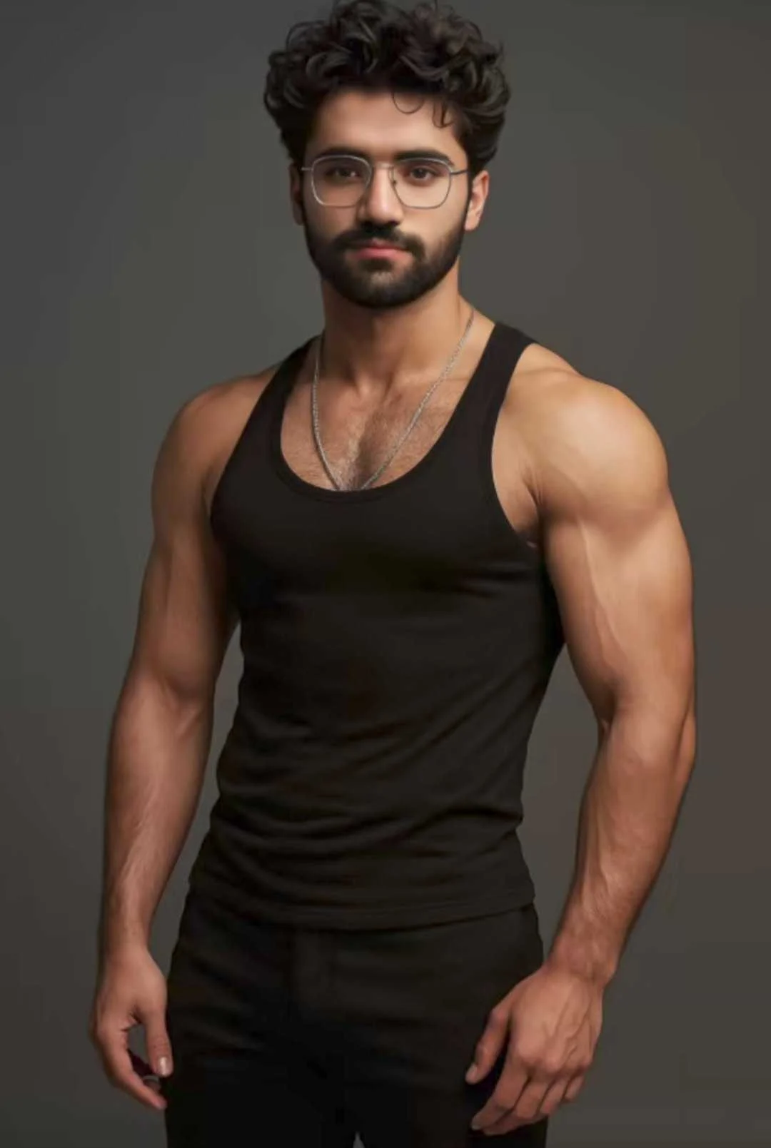 model-in-studio