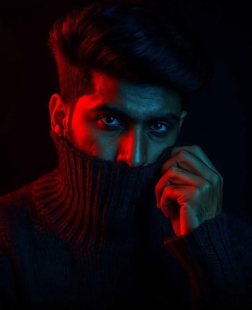 moody-portrait-with-neon-lighting