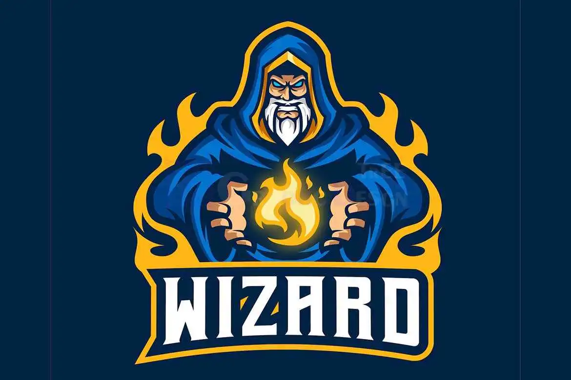 wizard-mascot-logo