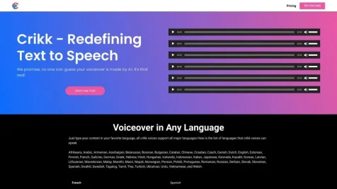 Crikk-Text-To-Speech